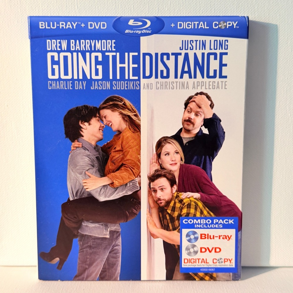 Going the Distance Blu-ray DVD Combo Drew Barrymore Justin Long Rom-Com Movie